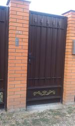 Калитки в алюминиевой и металлической рамке. Изготовление,  установка.